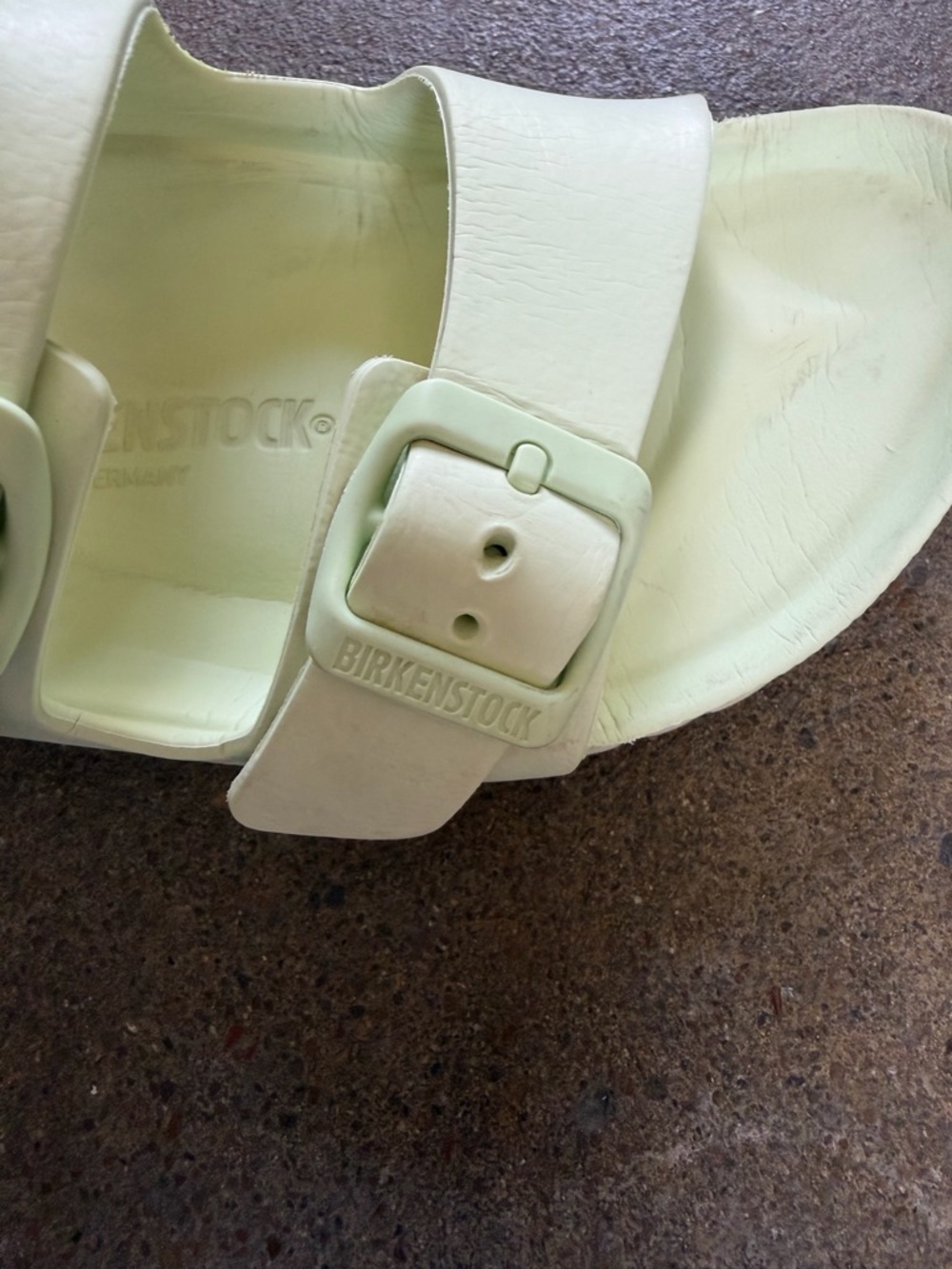 Birkenstock Arizona Eva Sandal in Faded Lime Size 36 European Green Summer - Picture 6 of 10